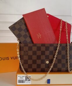 Pochette Félicie Damier Ebene